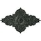 Ekena Millwork Melchor Diamond Medallion (Canopies up to 4"), 67 1/4"W x 43 3/8"H x 4"ID x 2"P, Painted Turtle CM70X43MLPTC - alternate 1
